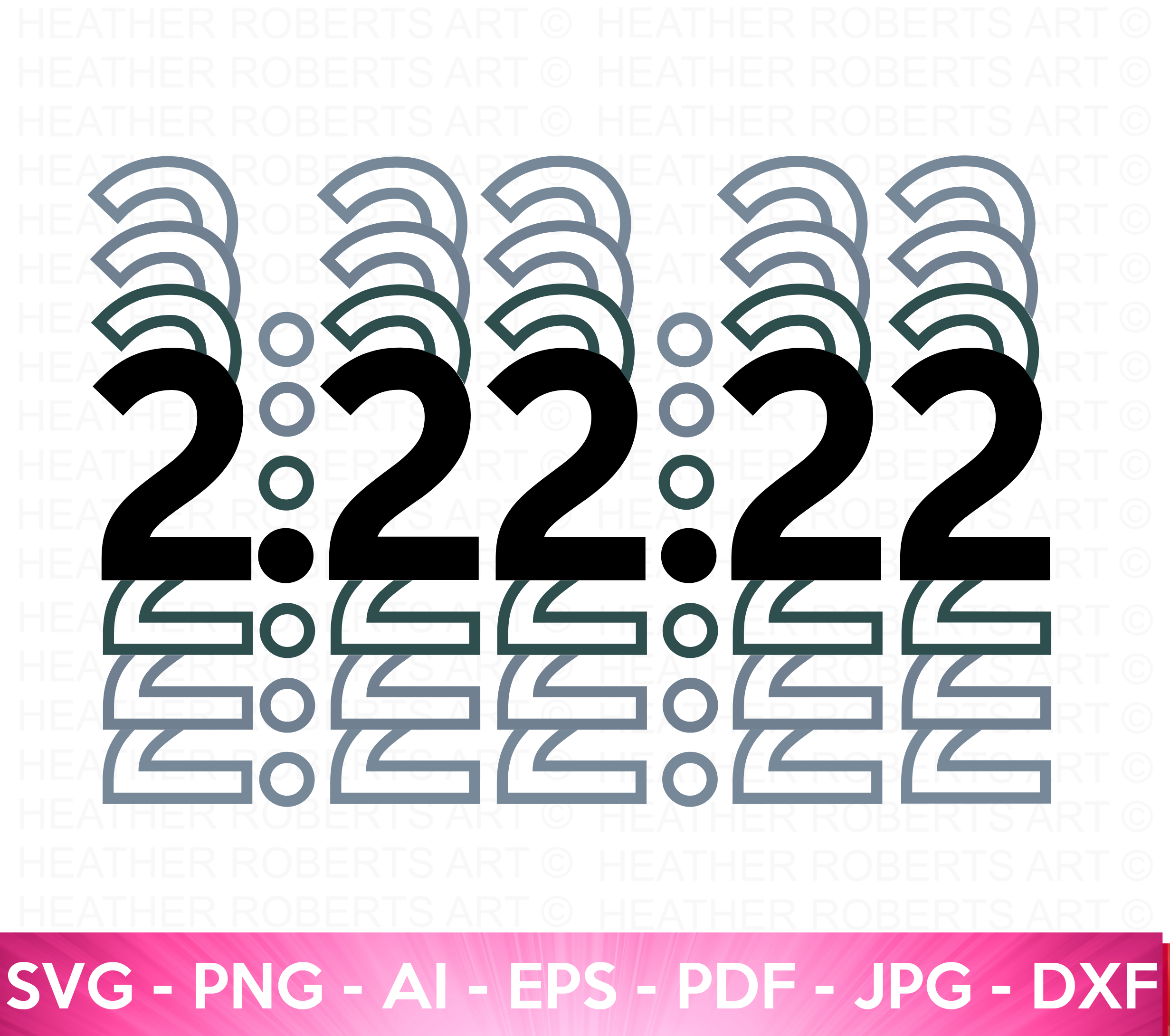 22222 Twosday SVG