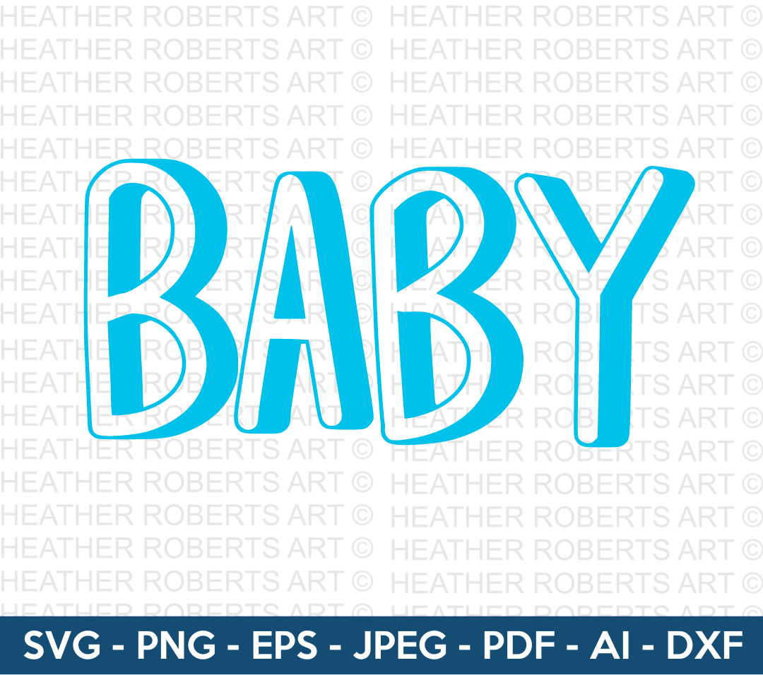 3D Baby Svg