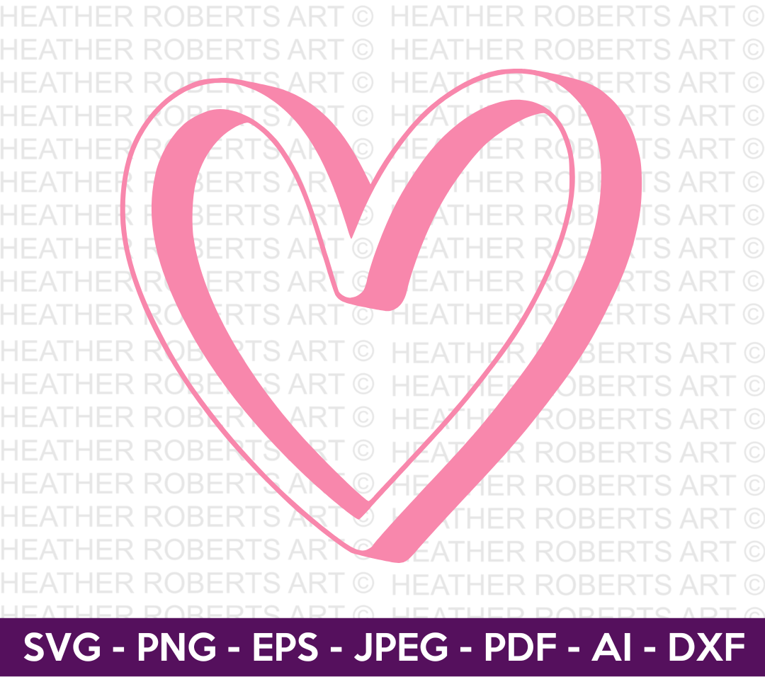 3D Heart SVG