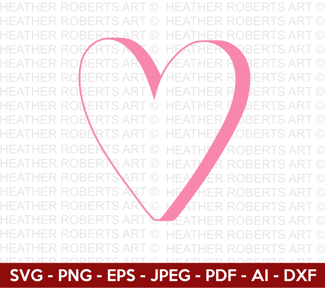 3D Heart SVG