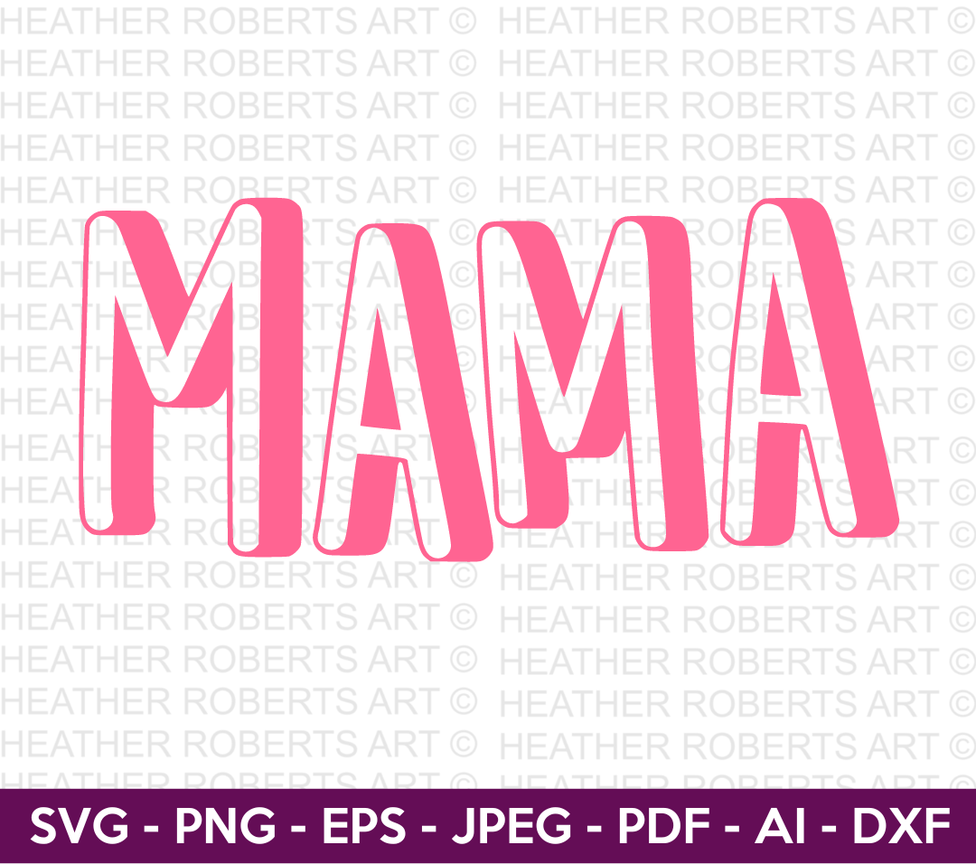 3D Mama SVG