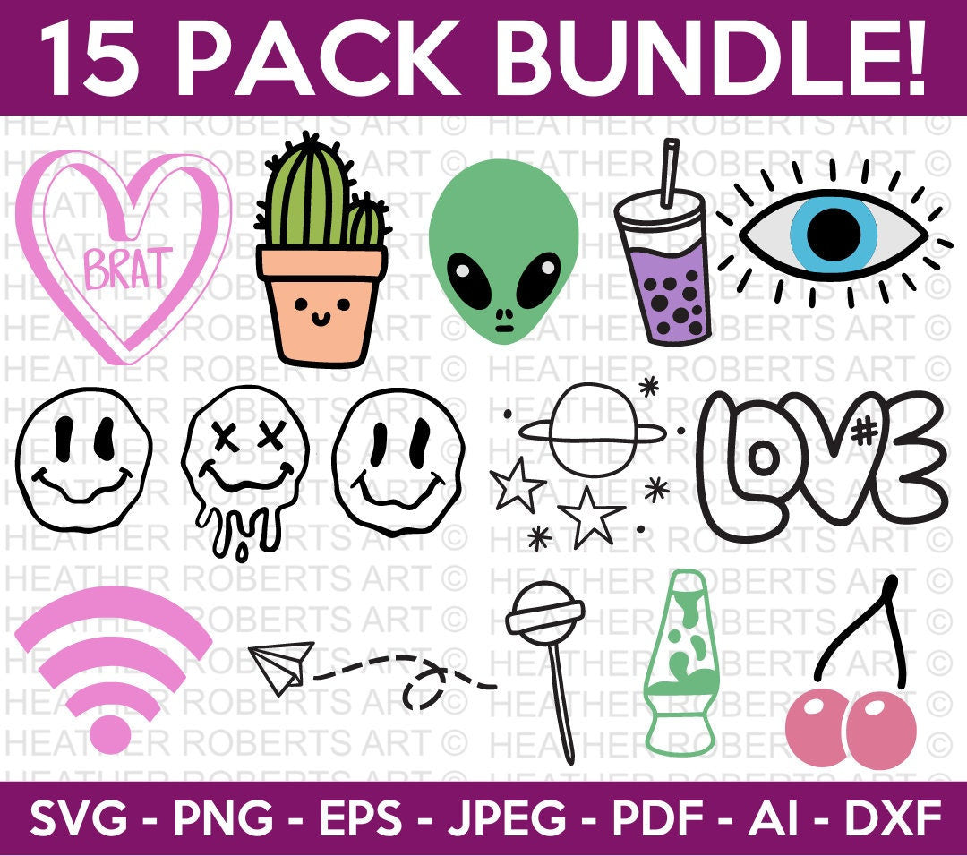 Aesthetic SVG Bundle