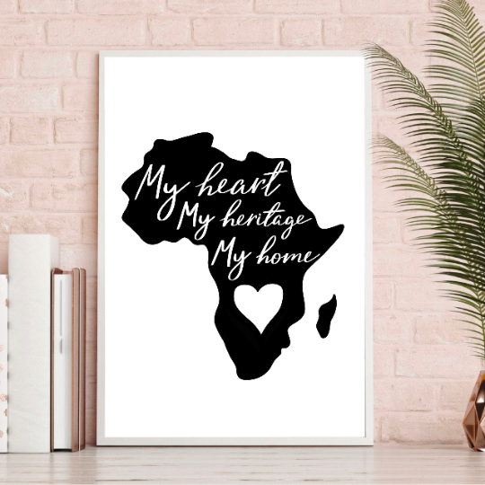 Africa My Home SVG