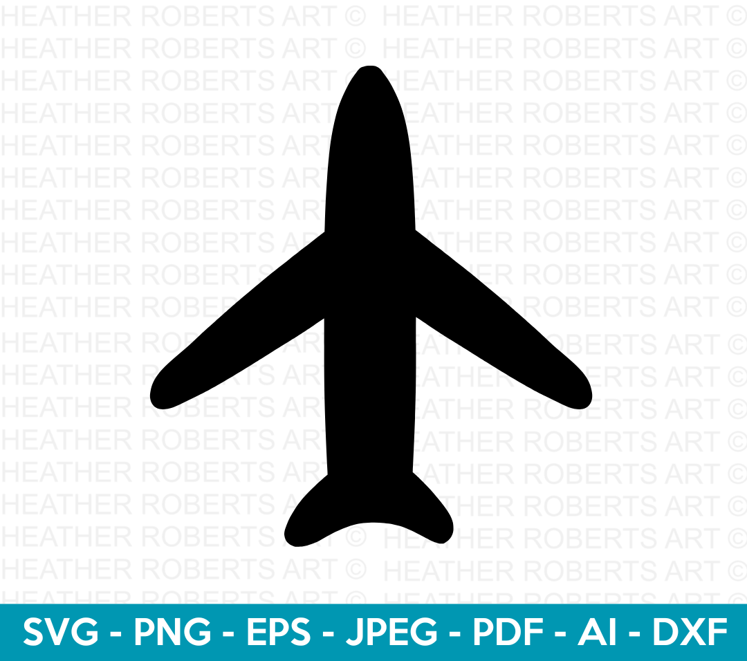Airplane Silhouette SVG