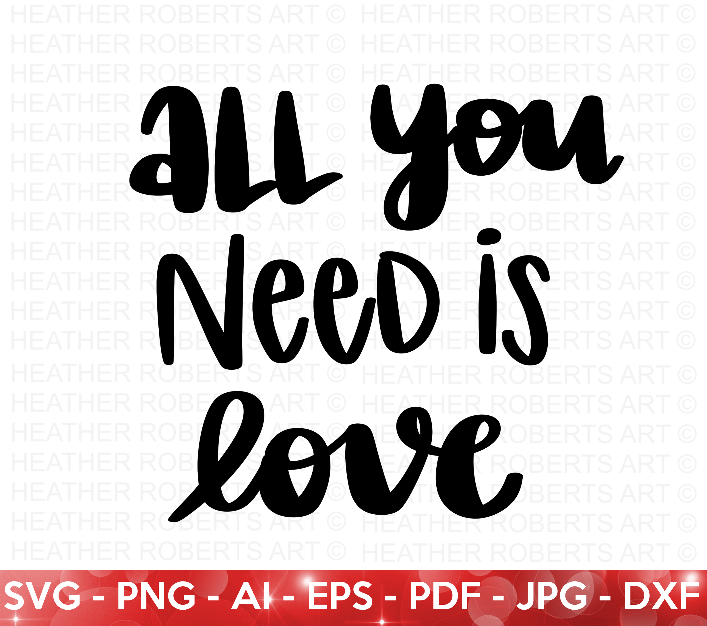 All You Need is Love SVG