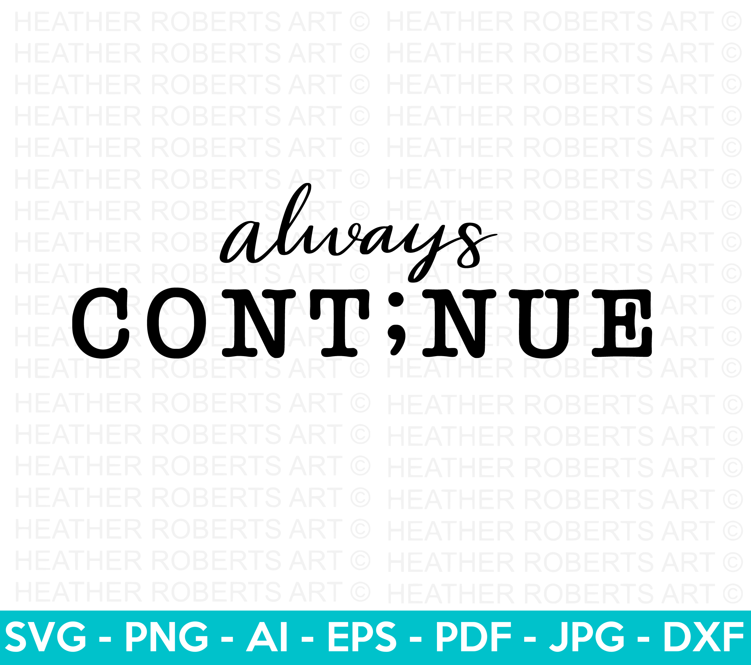 Always Continue SVG