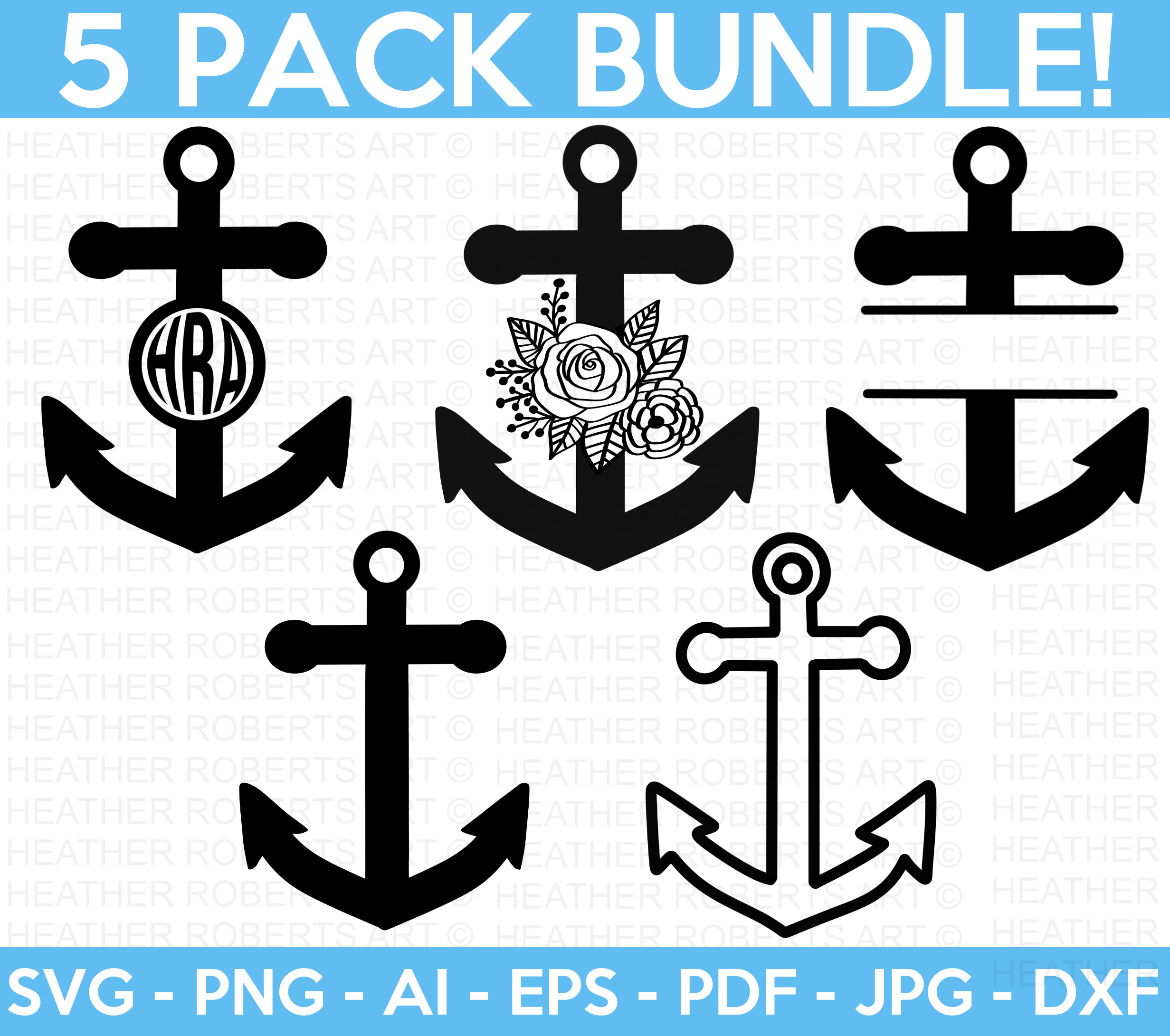 Anchor SVG Bundle