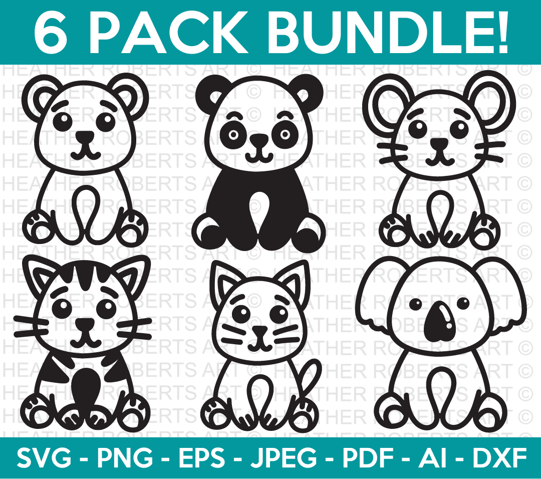 Animal Mini Svg Bundle