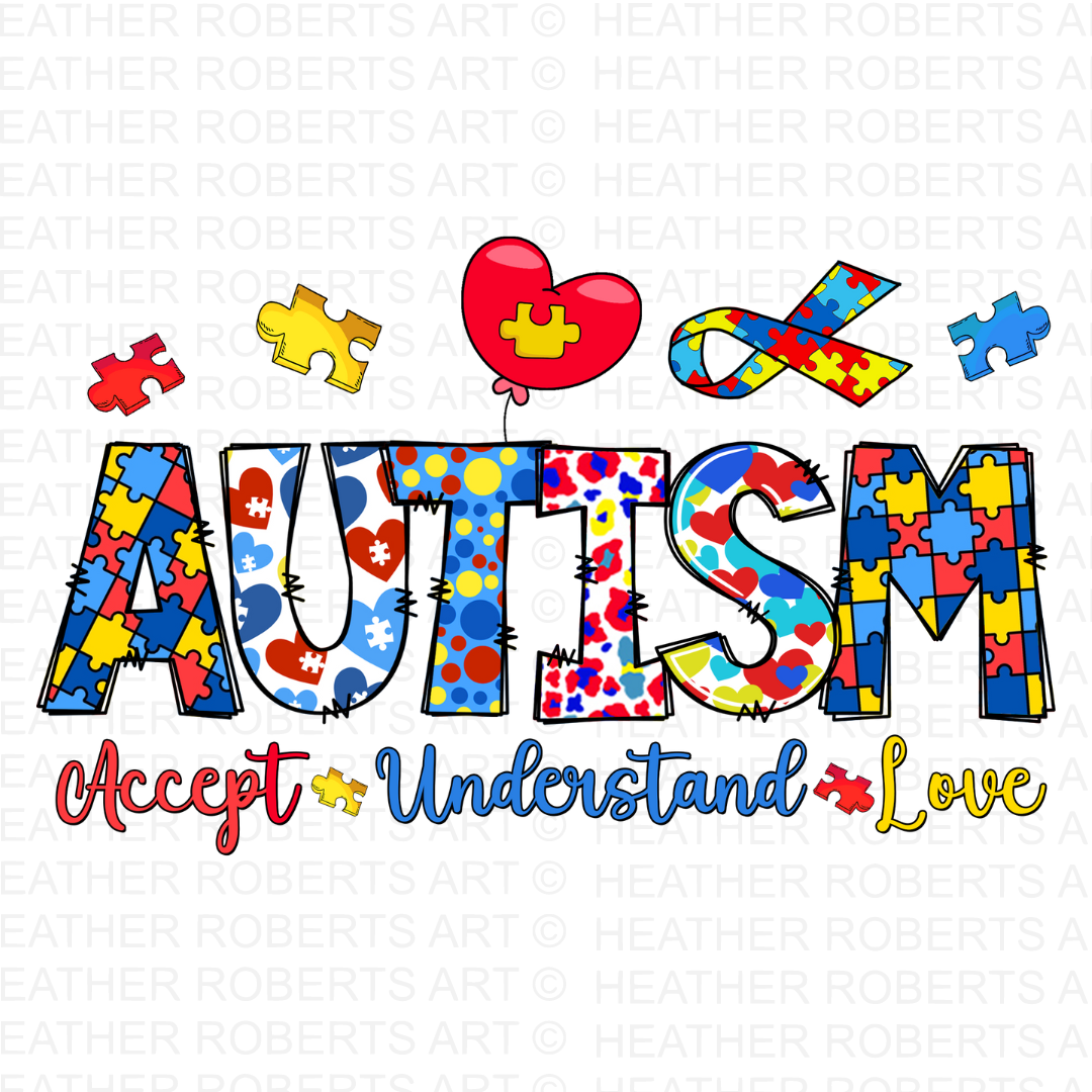 Autism Accept Understand Love PNG
