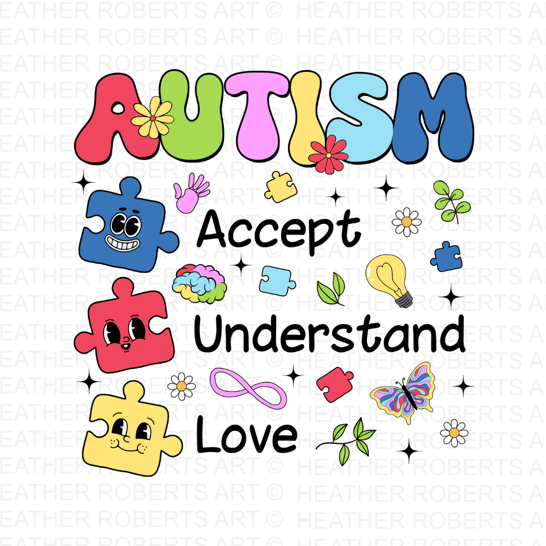 Autism Accept Understand Love PNG