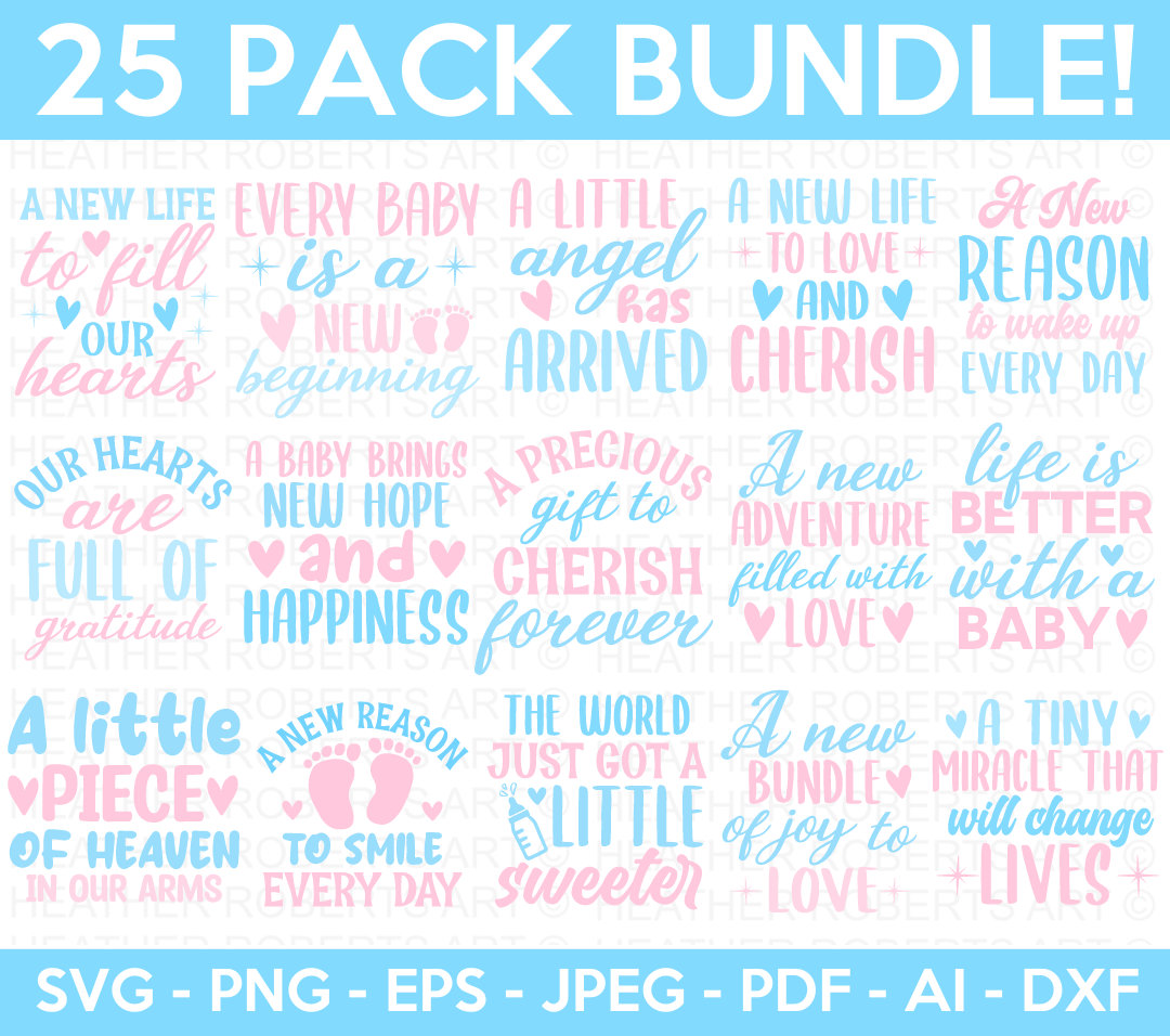 Baby Quote SVG Bundle