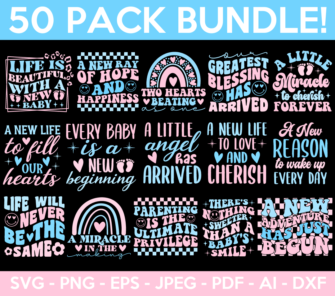 Baby Quote SVG Bundle