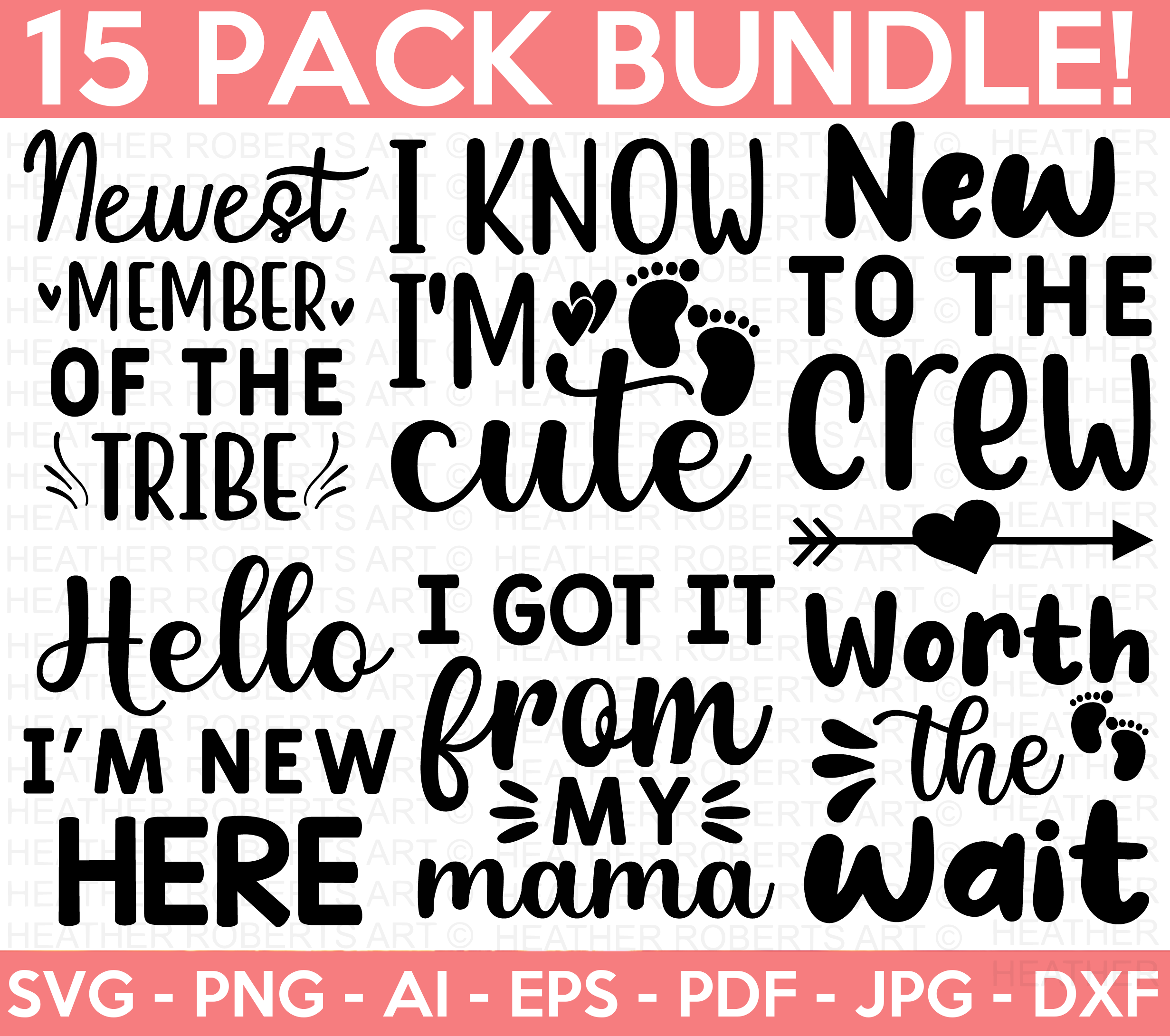 Baby Quote SVG Bundle