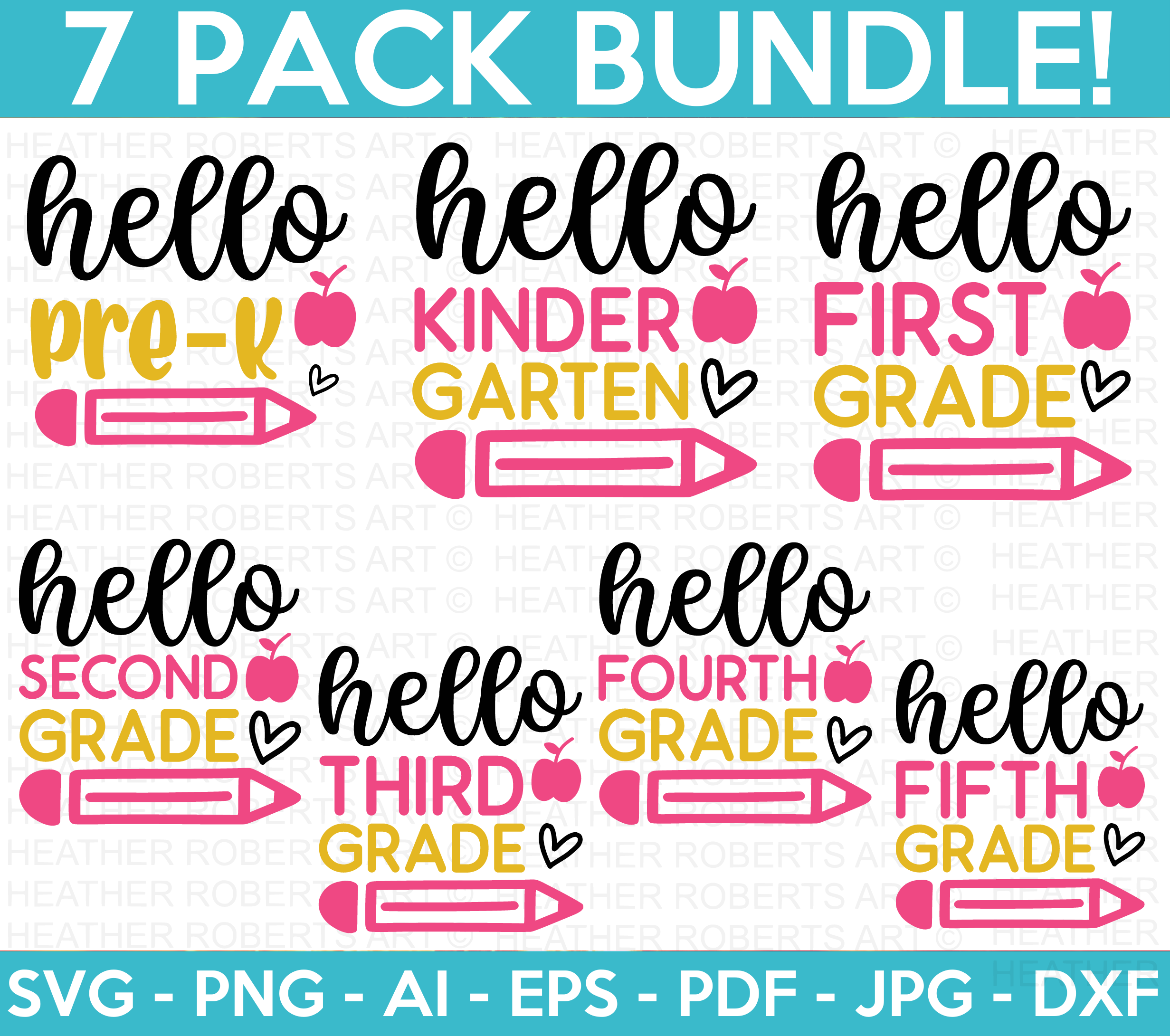 Back to School SVG Bundle