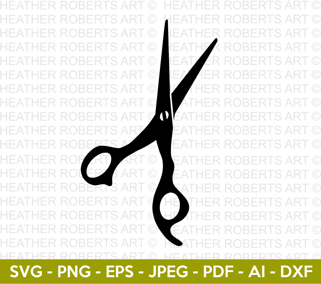 Barber Scissors SVG