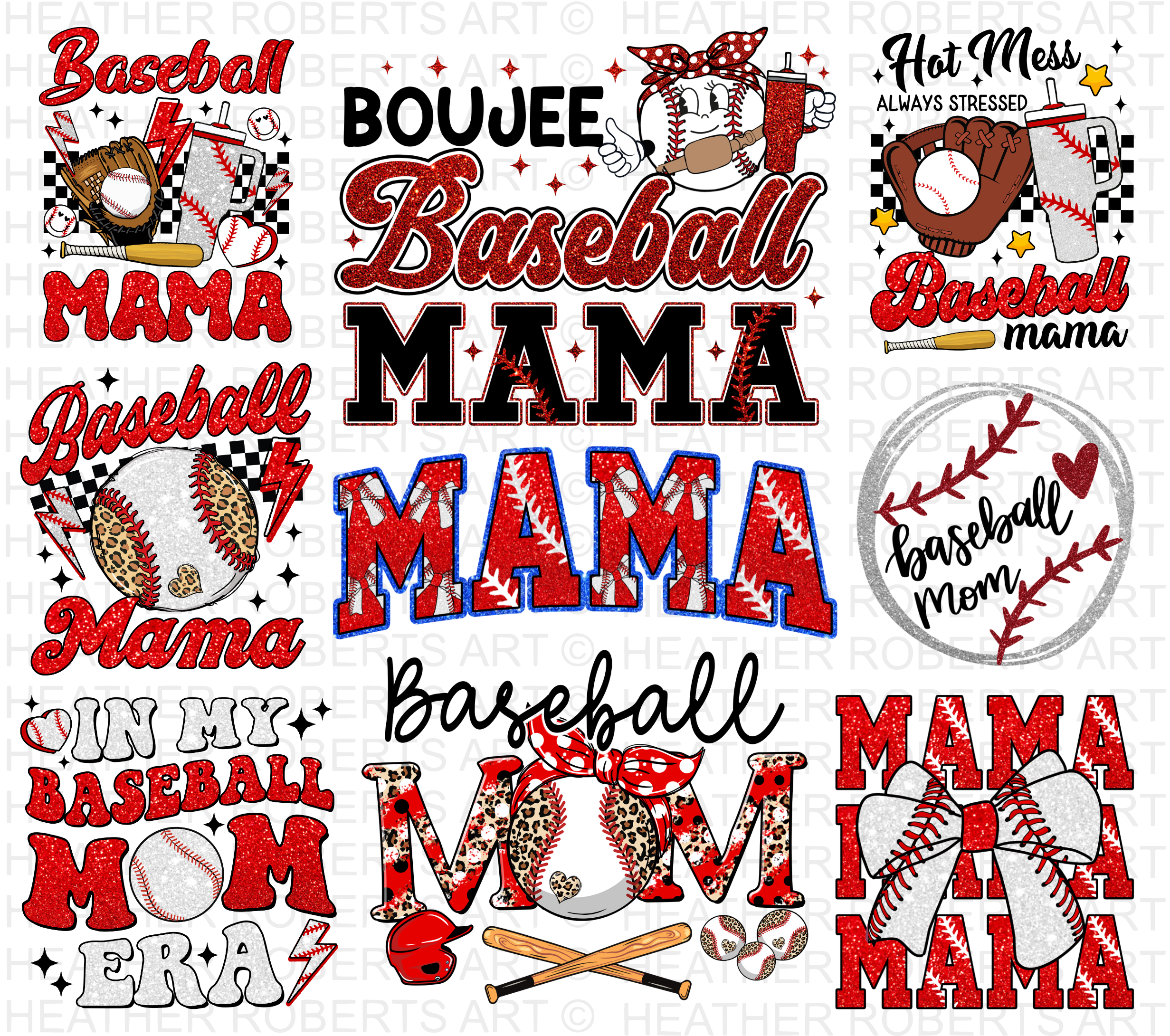 Baseball Mama Sublimation Bundle