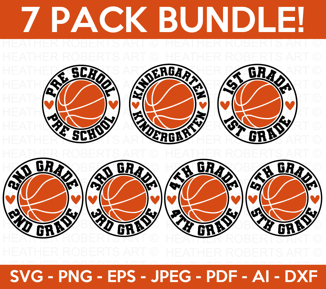 Basketball Back to School SVG Bundle