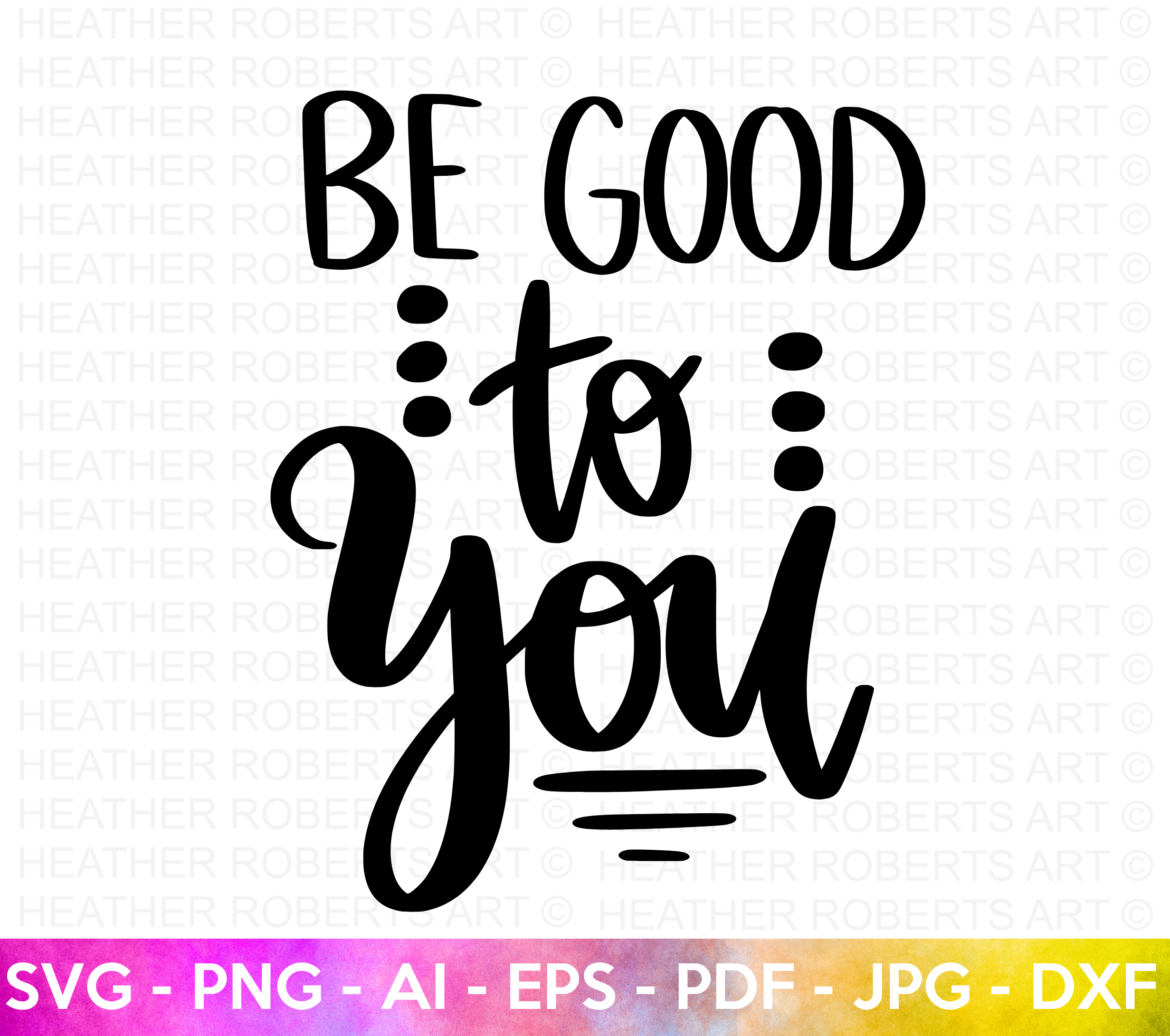 Be Good To You SVG