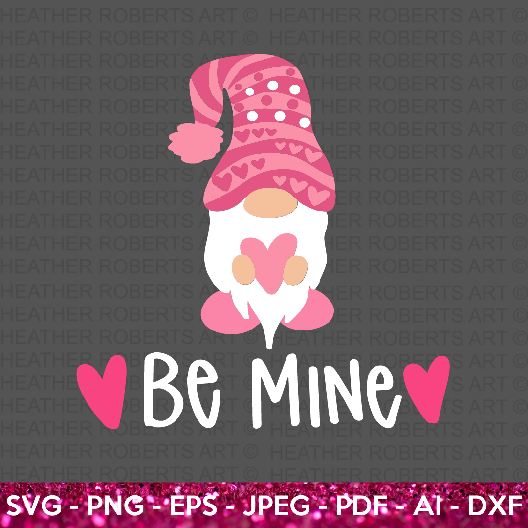 Be Mine Gnome SVG