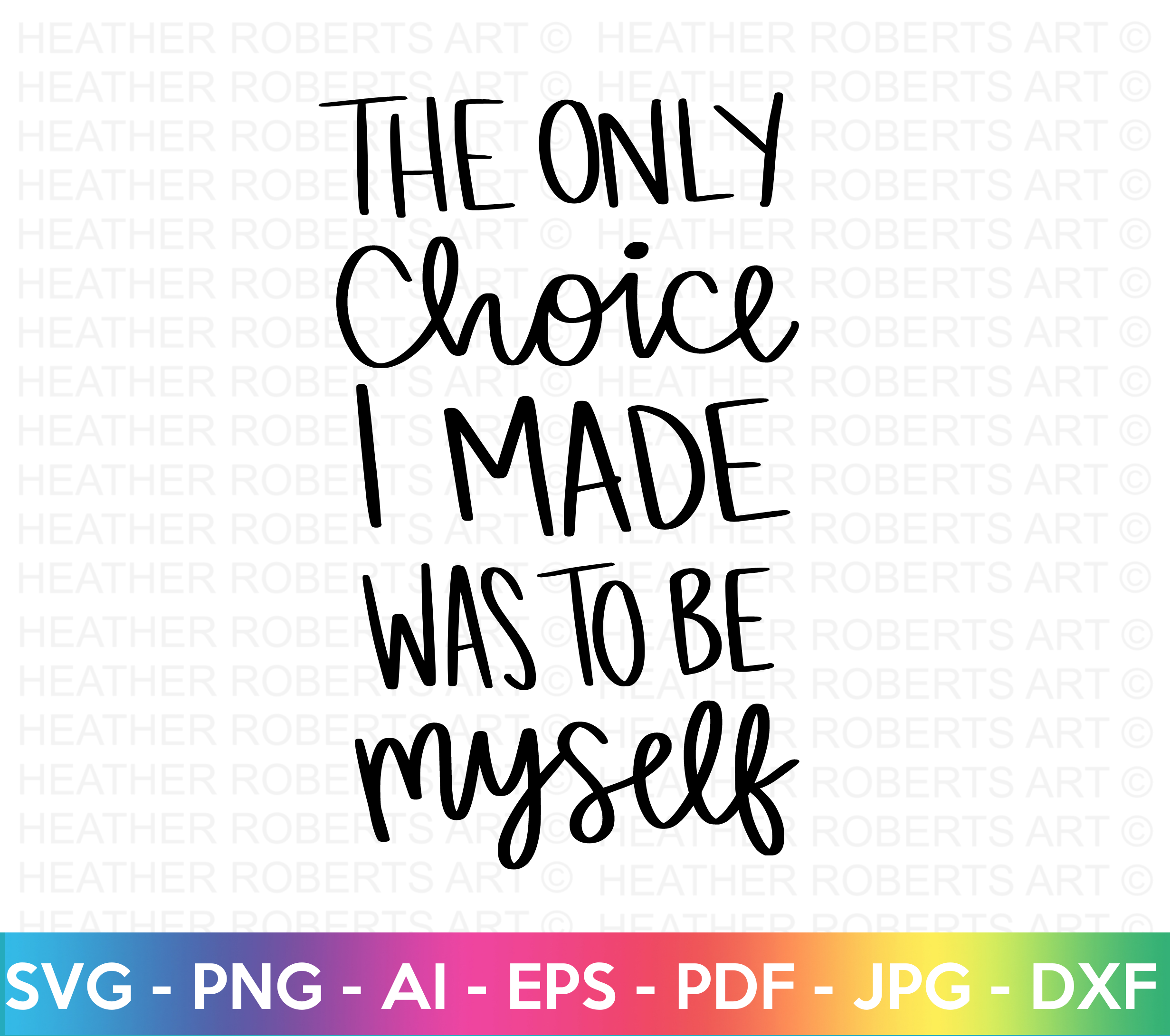 Be Myself SVG