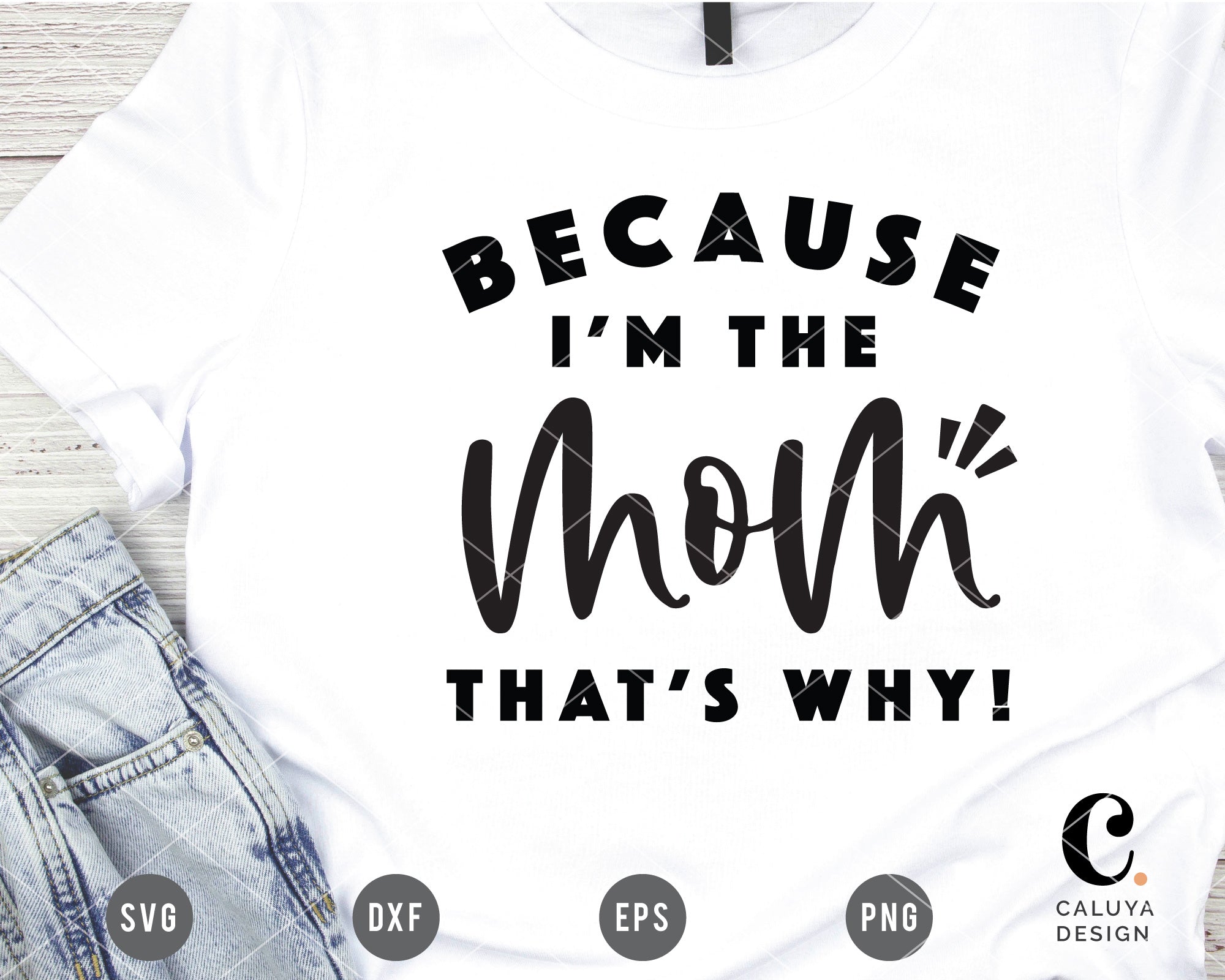 Because I'm THE Mom SVG