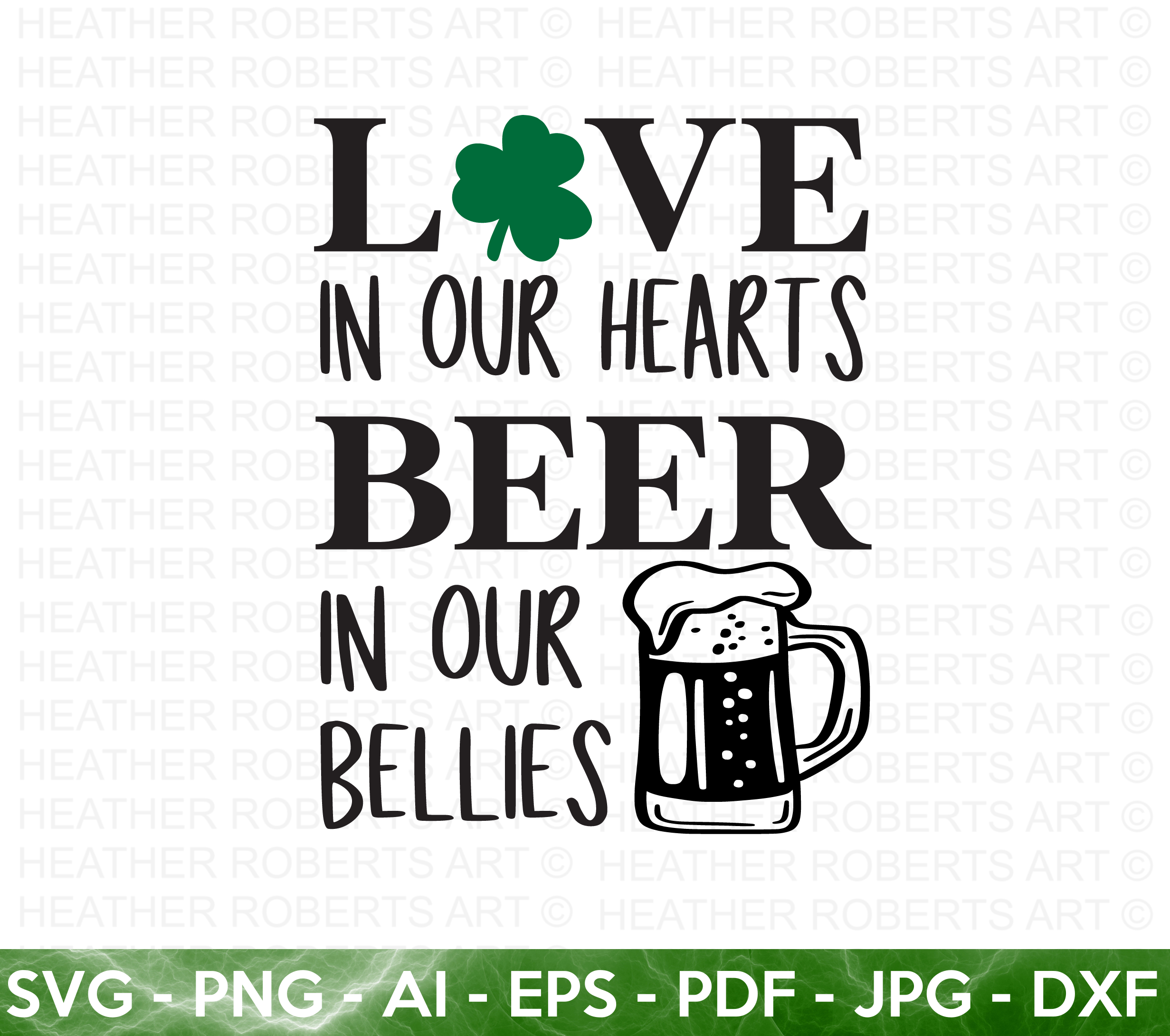 Beer in Our Bellies SVG