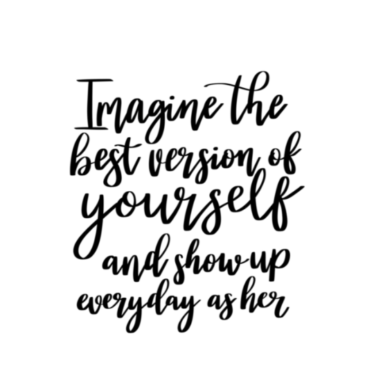 Best Version of Yourself - Strong Woman SVG