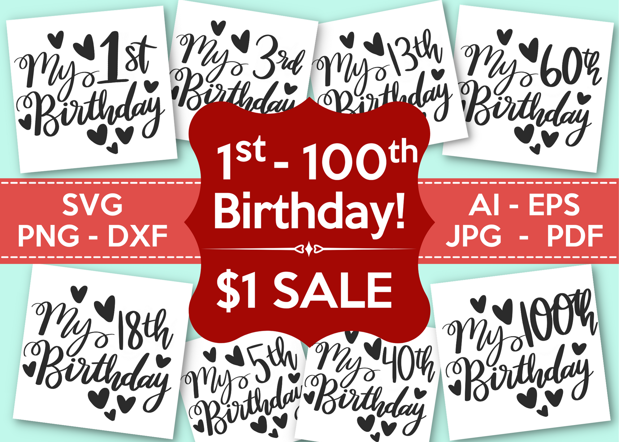 Birthday SVG Bundle