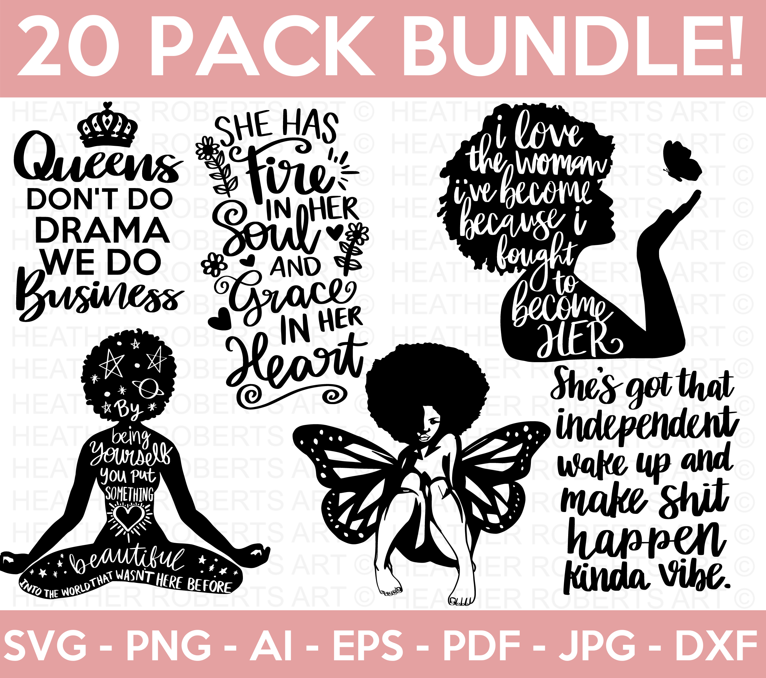 Black Girl Magic SVG Bundle