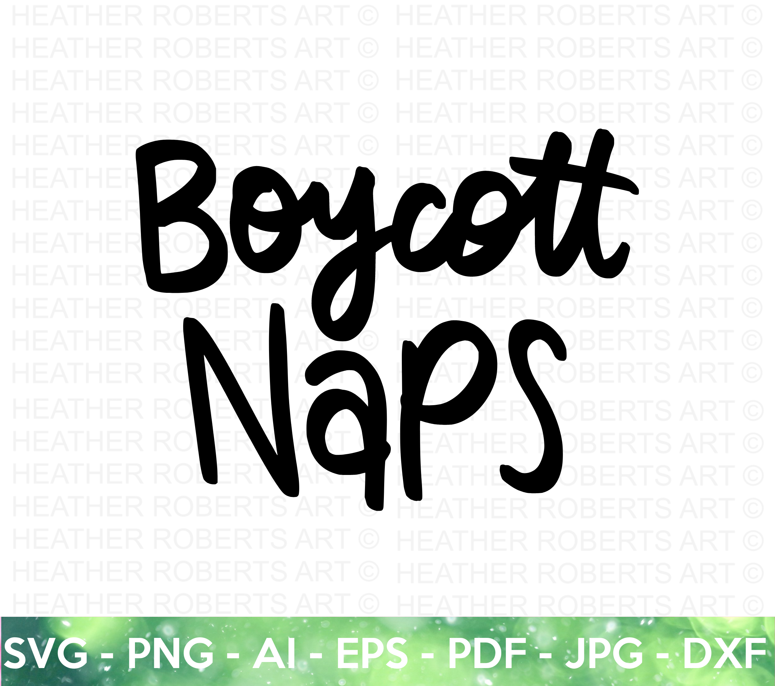 Boycott Naps SVG