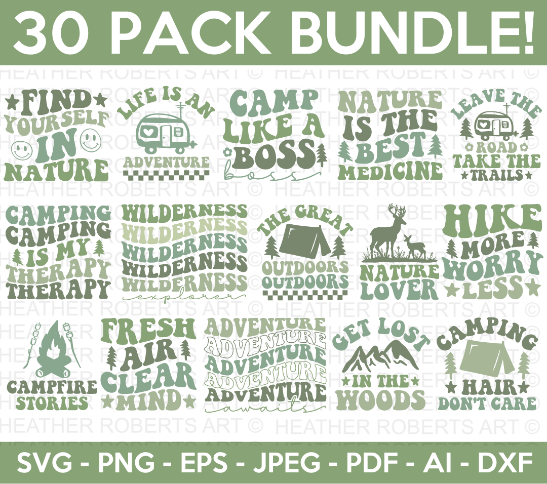 Camping SVG Bundle