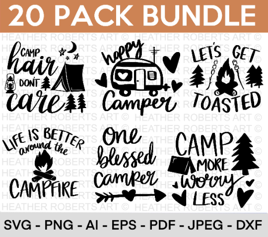 Camping SVG Bundle