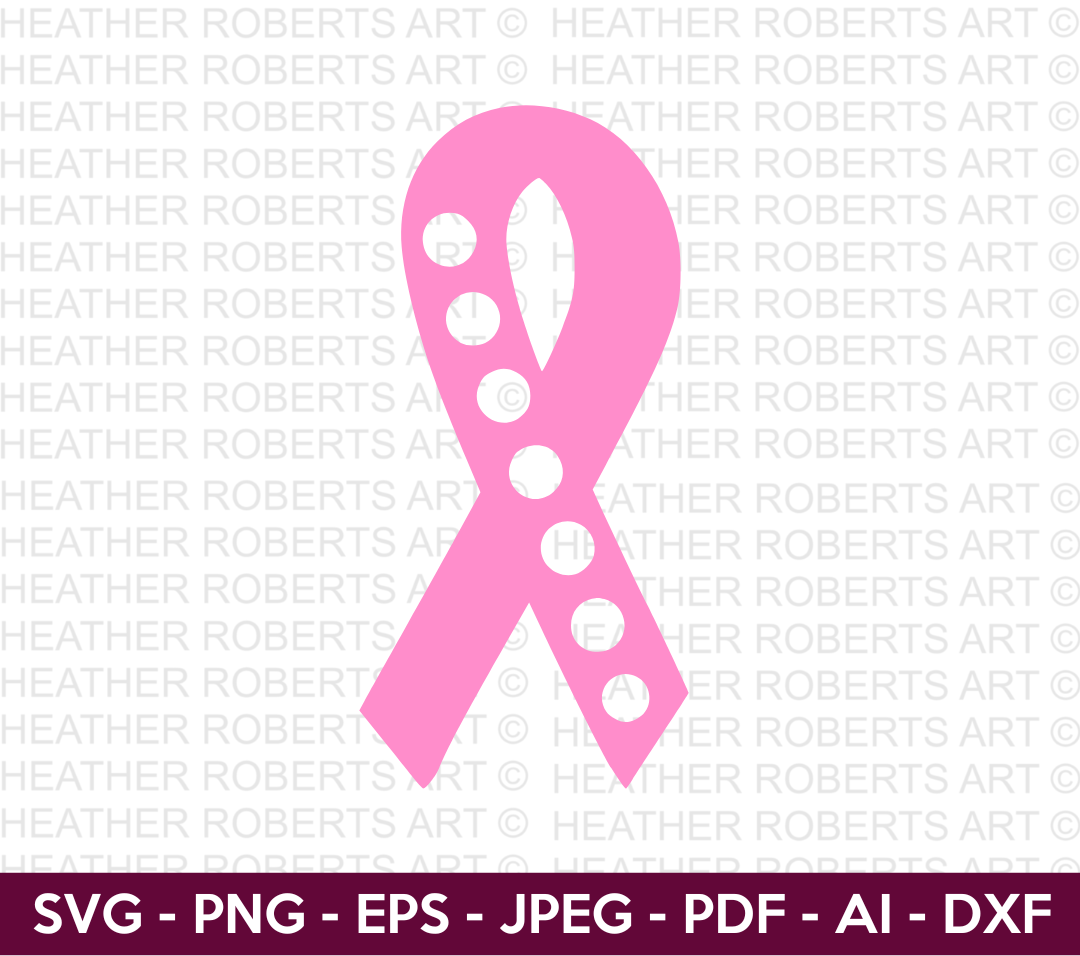 Cancer Awareness Ribbon SVG