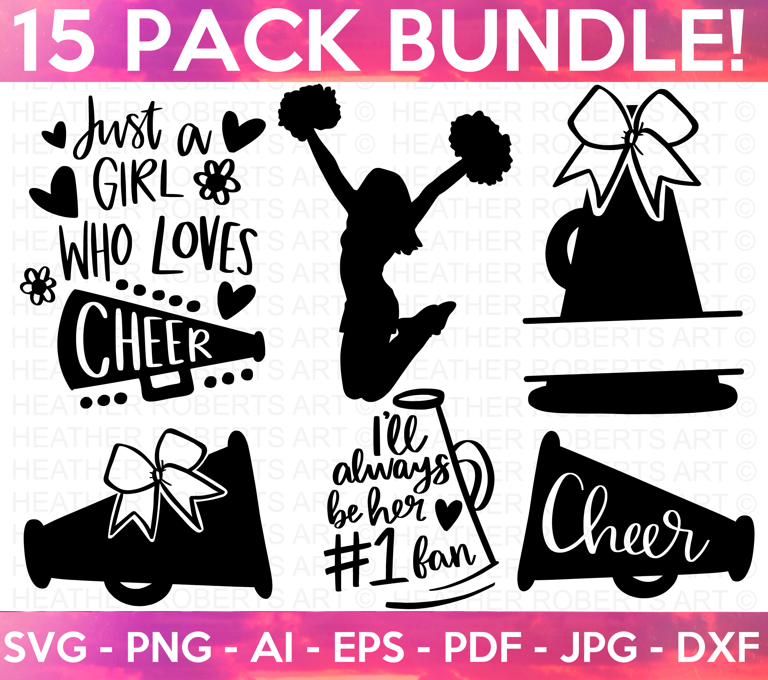 Cheer BIG SVG Bundle