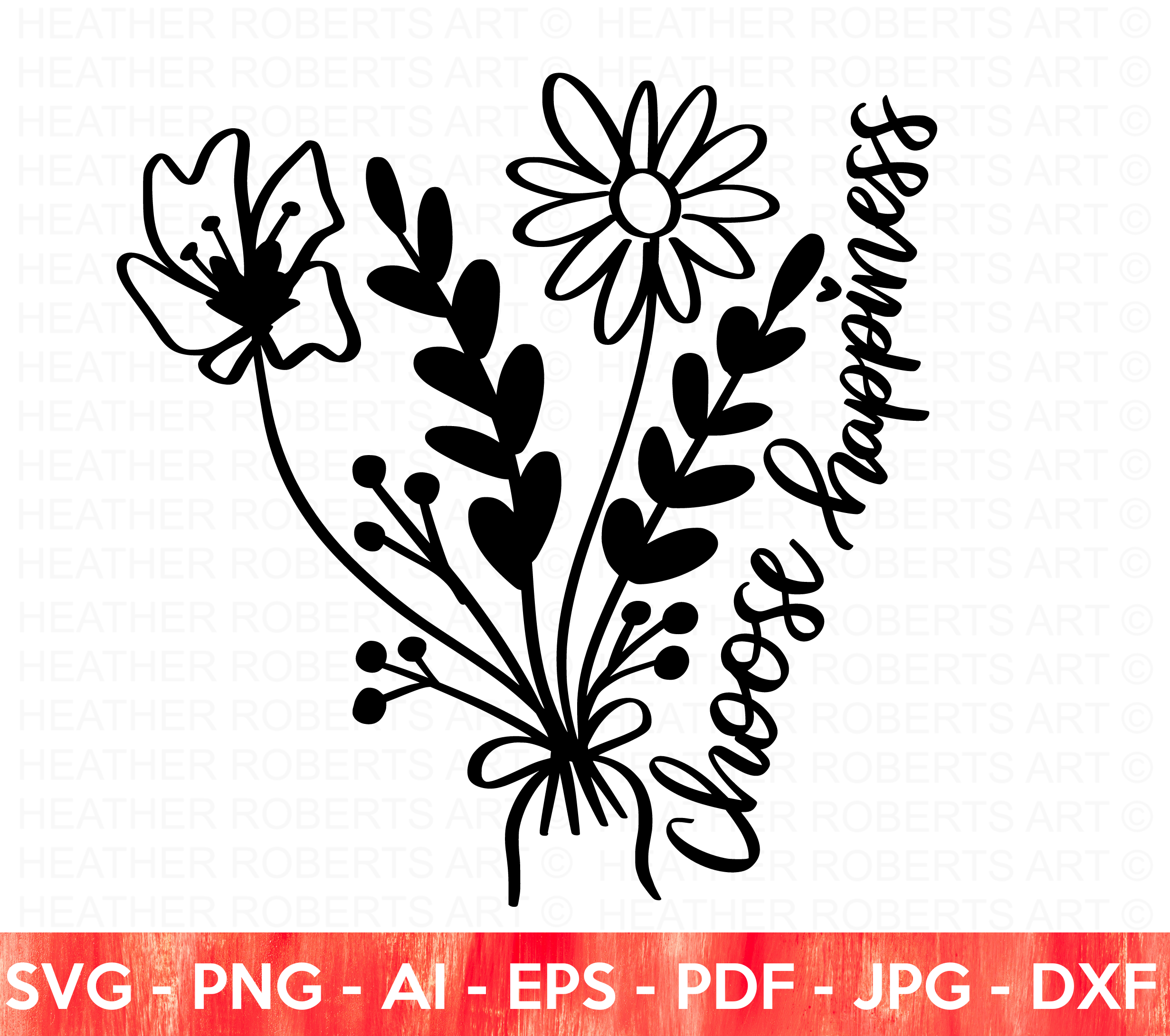 Choose Happiness SVG