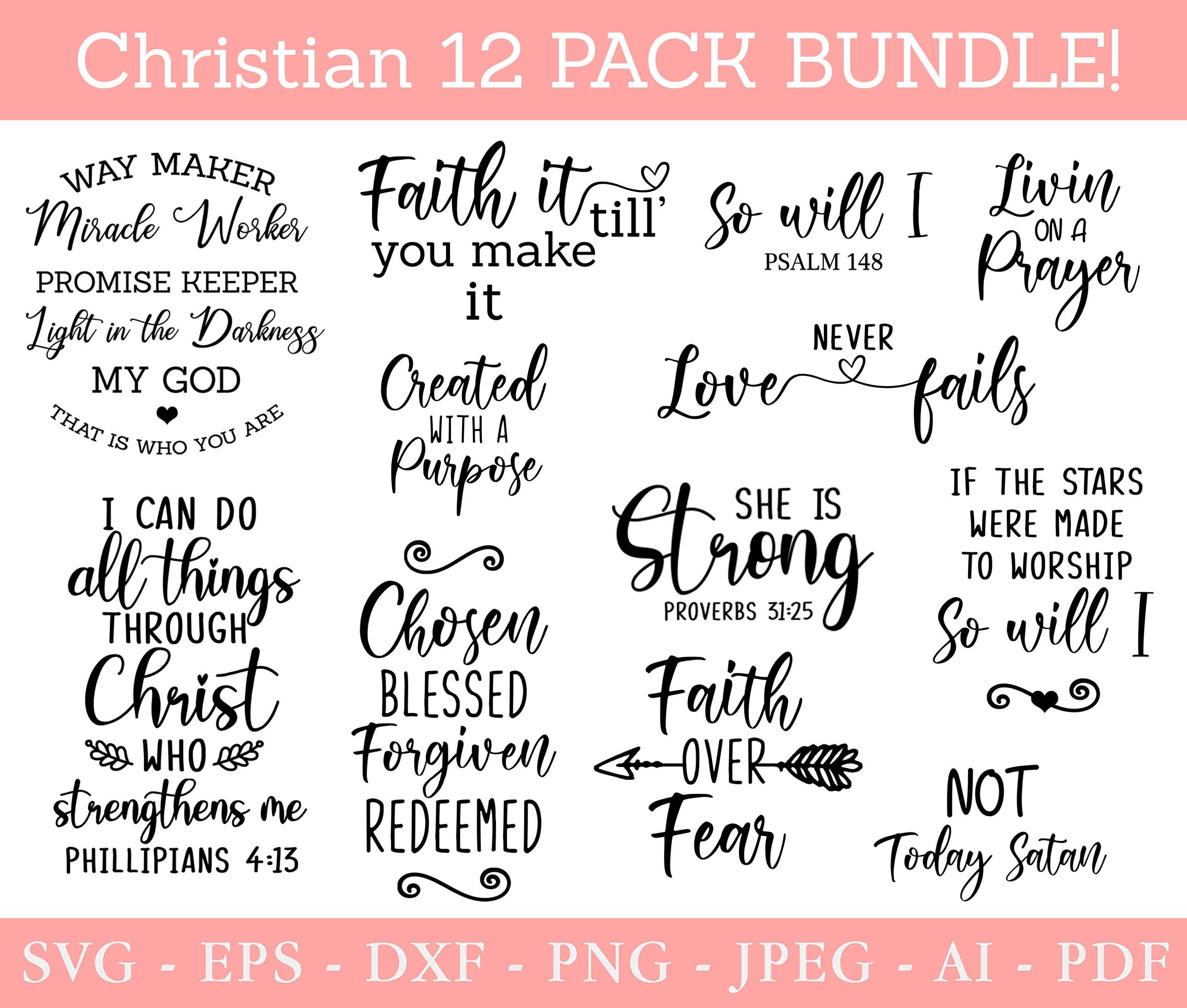 Christian Bundle SVG