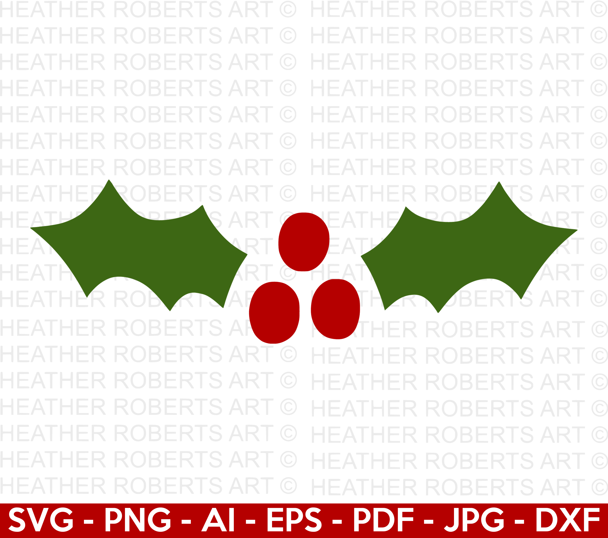 Christmas Holly SVG