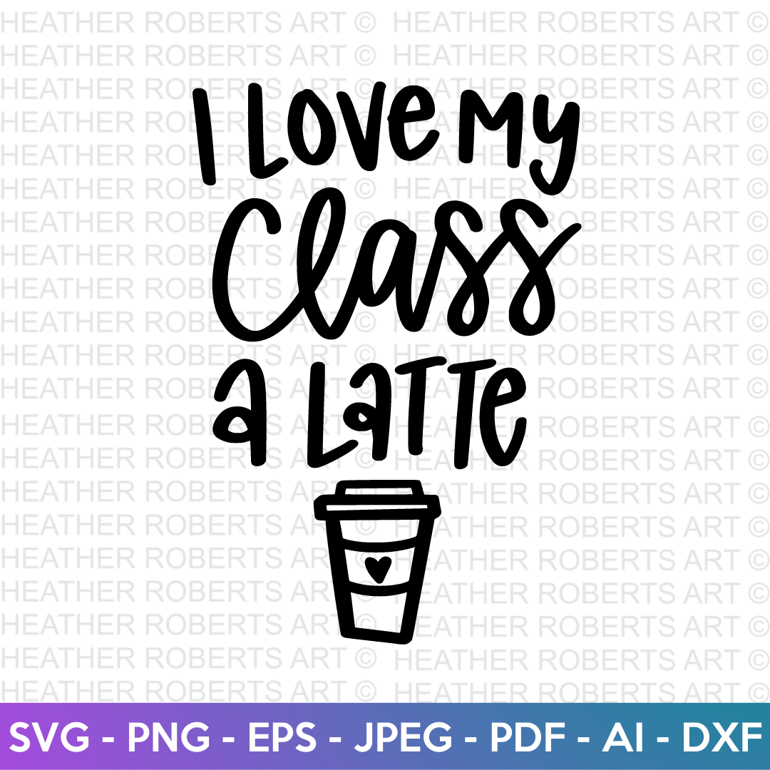 Class A latte SVG