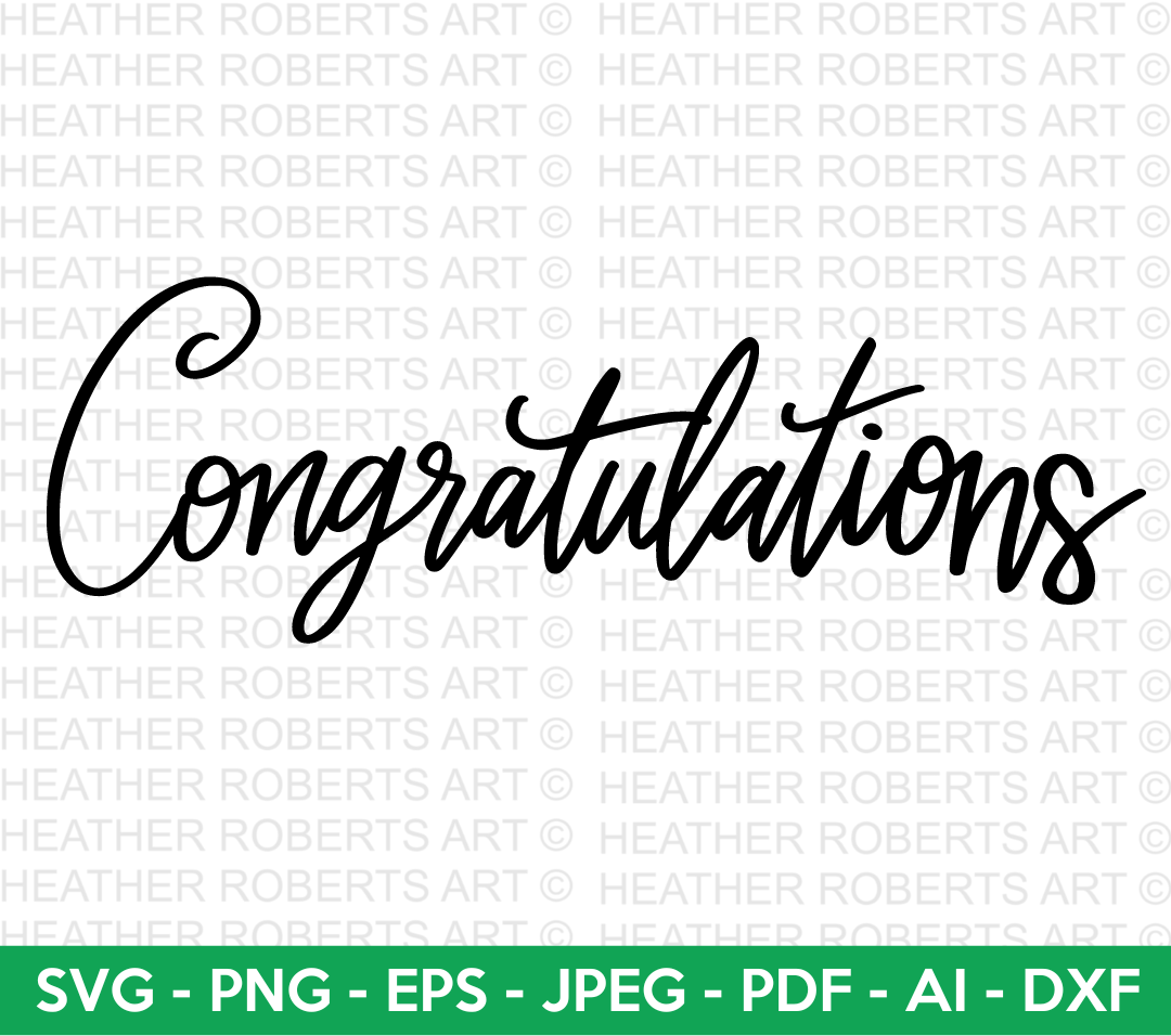 Congratulations SVG