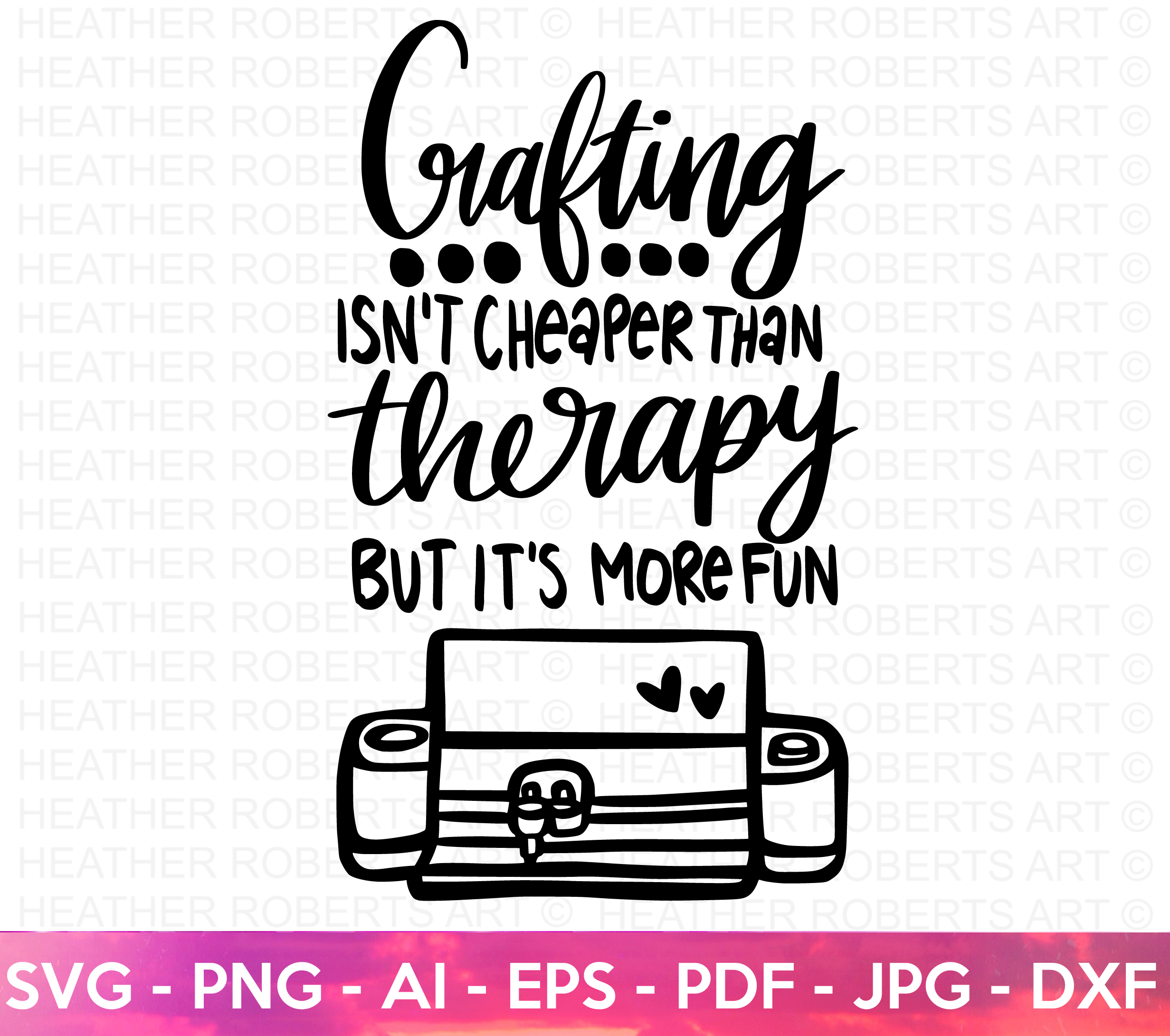Crafting Is More Fun SVG