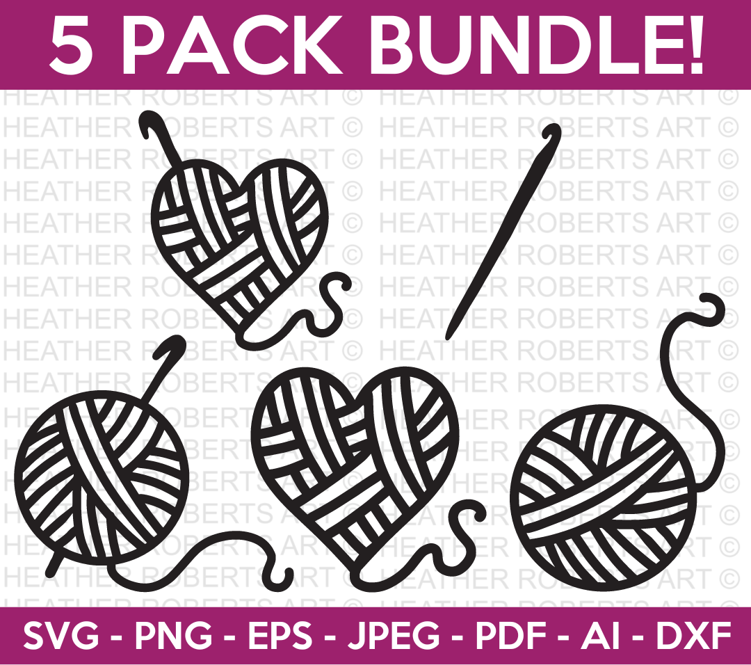 Crochet Mini Svg Bundle