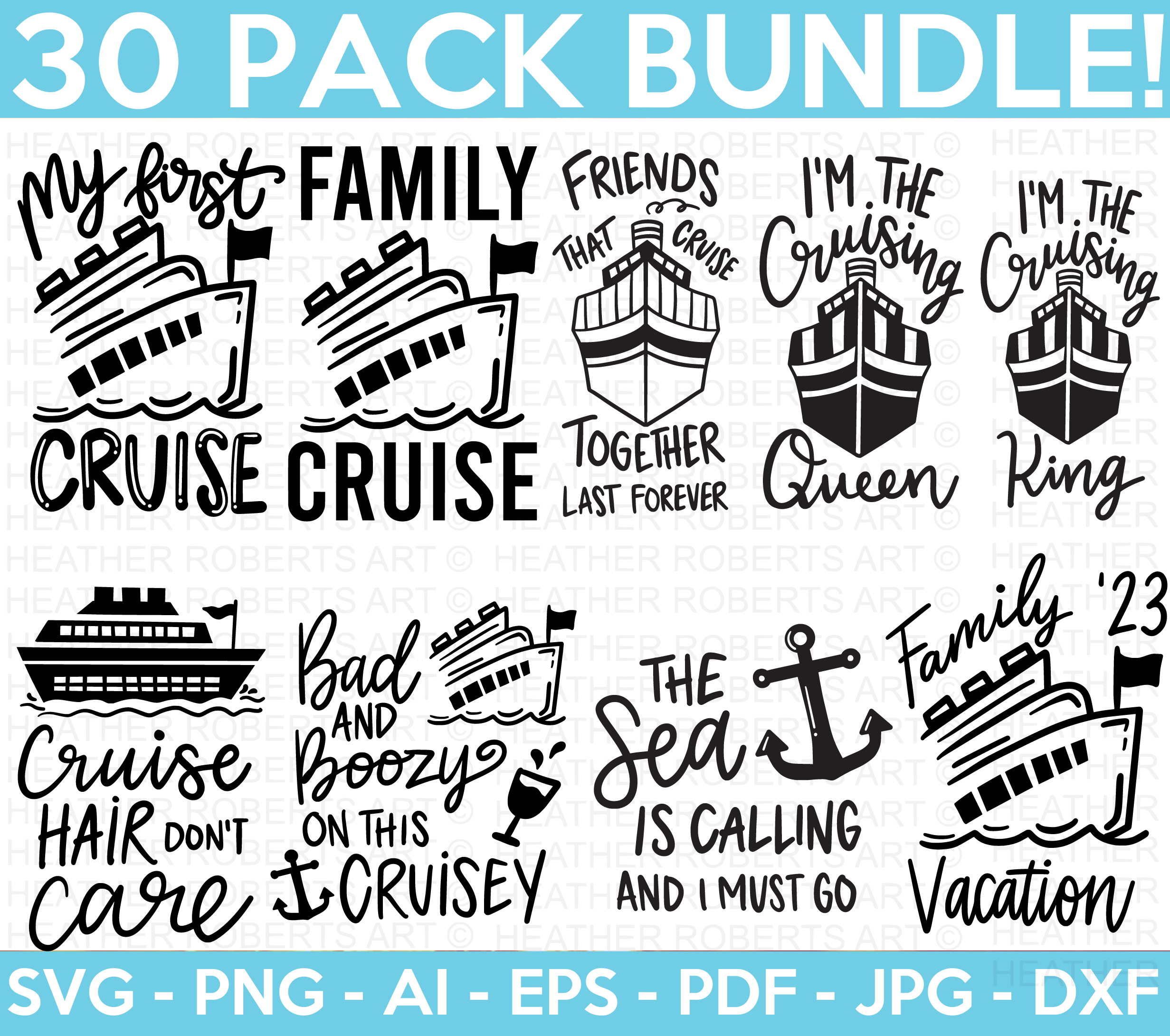 Cruise SVG Bundle