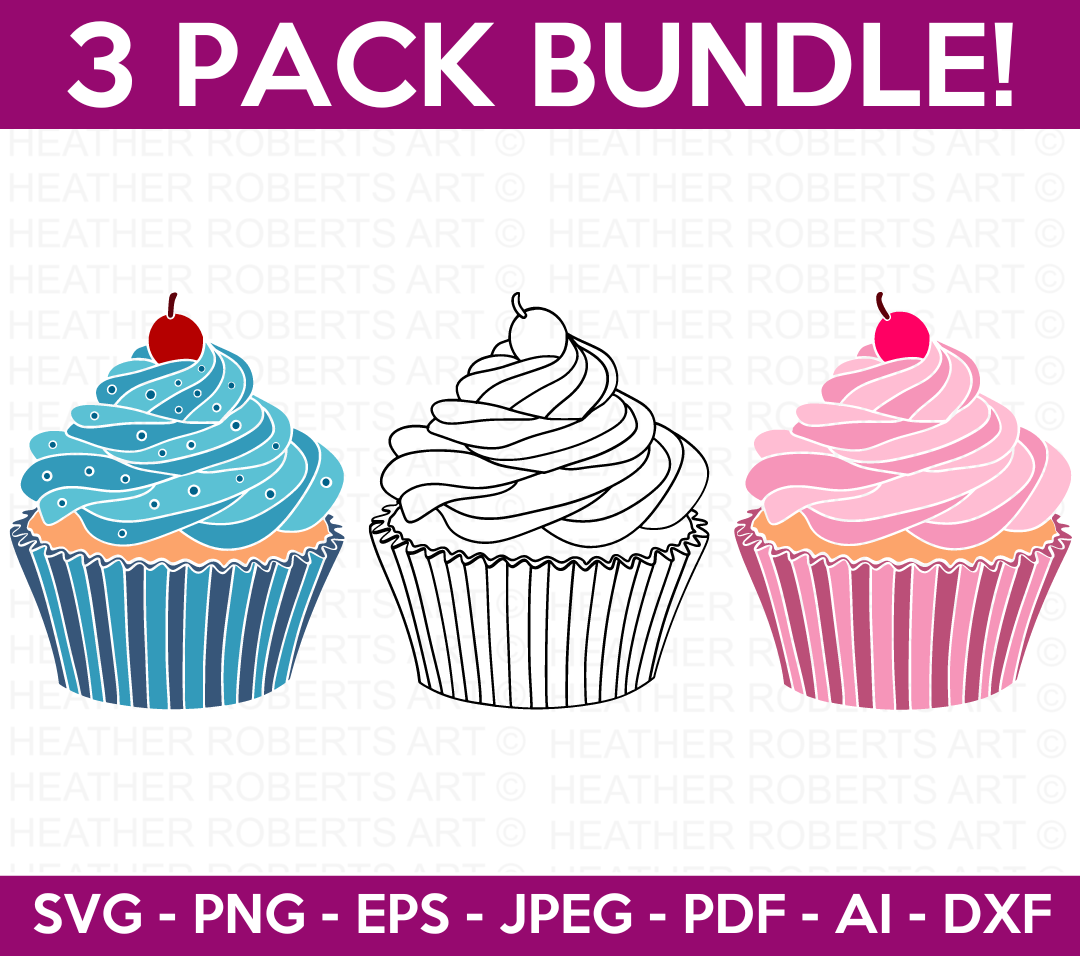 Cupcake Svg Bundle