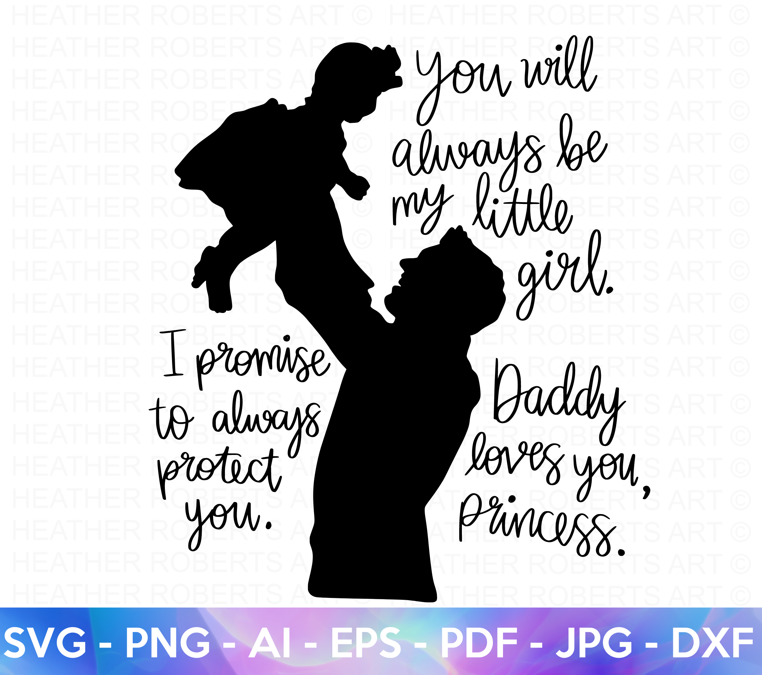Daddy's Little Girl SVG