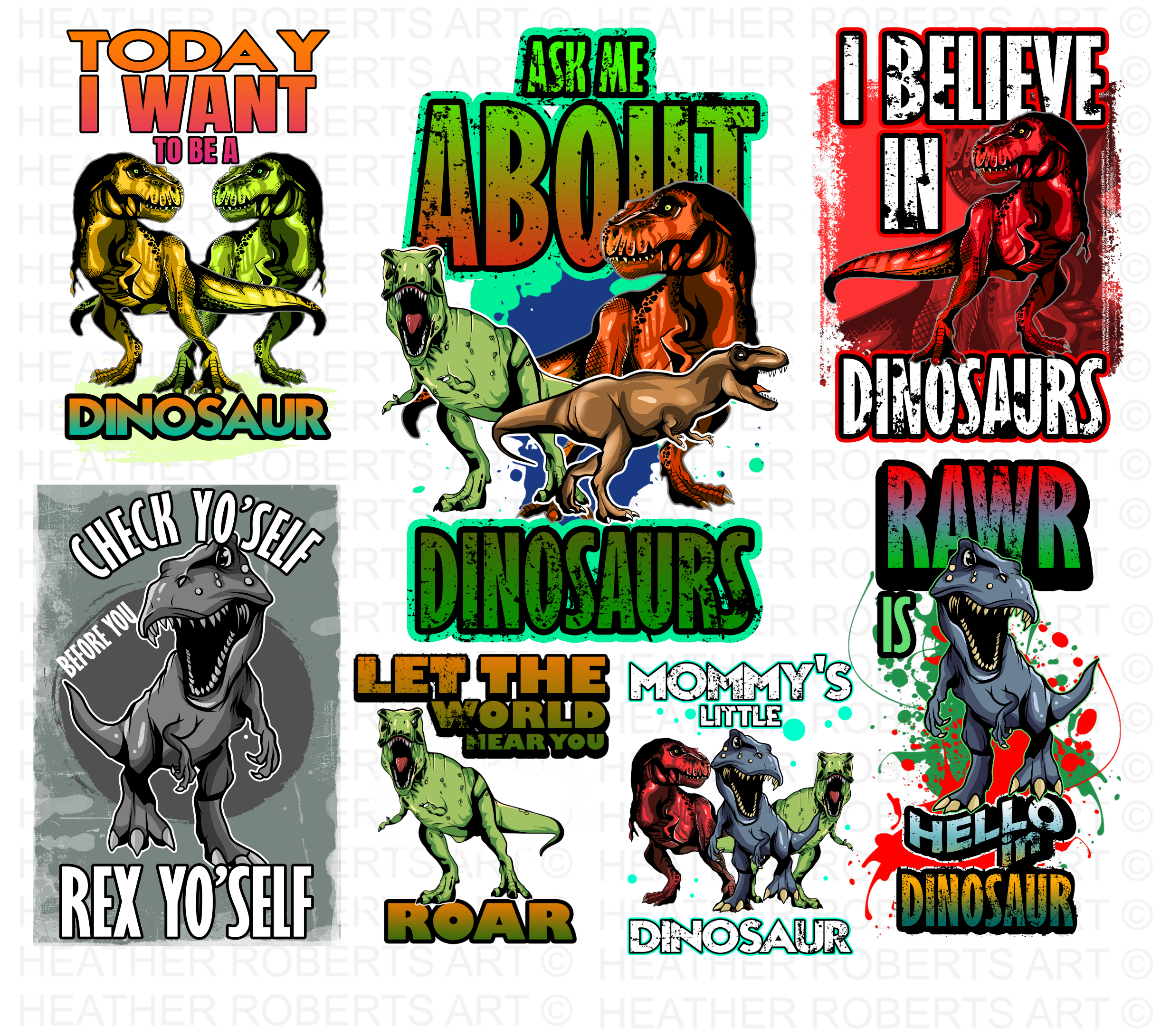 Dinosaur Sublimation Bundle