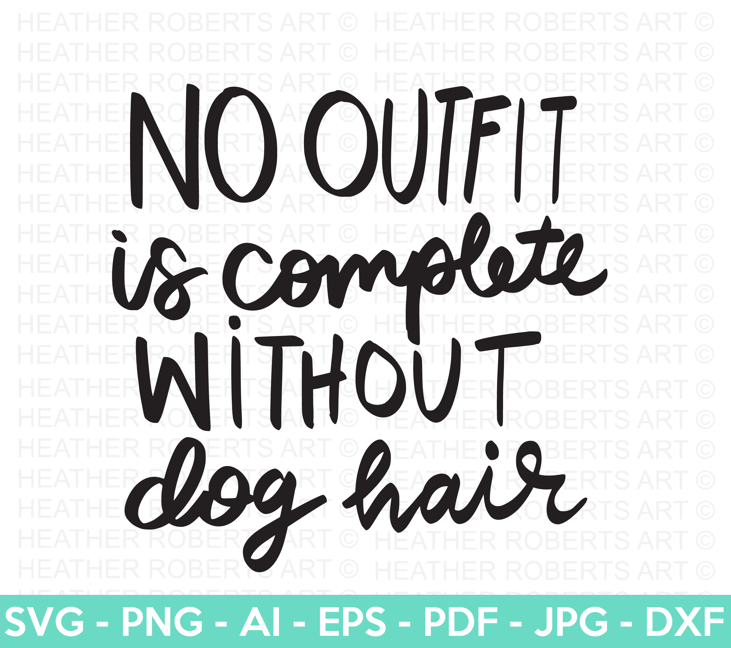 Dog Hair SVG