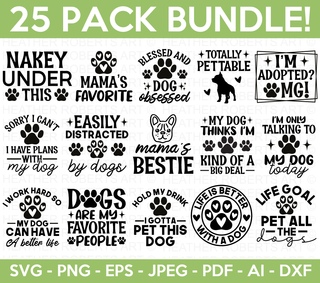 Dog Quotes SVG Bundle