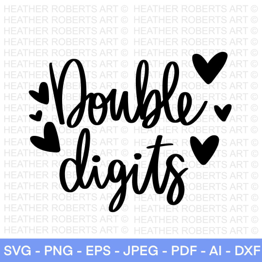 Double Digits SVG