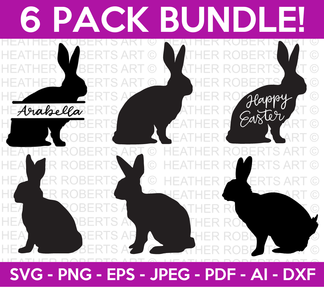 Easter Bunny Mini SVG Bundle