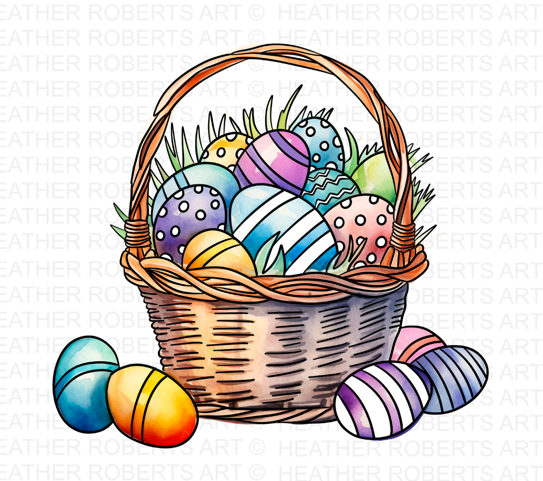 Easter Eggs Sublimation PNG
